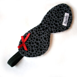 Flocked Dot Sleep Mask