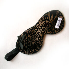 Gold & Black Velvet Sleep Mask