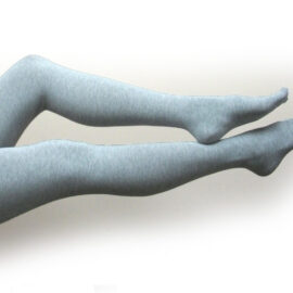 Heather Gray Stockings